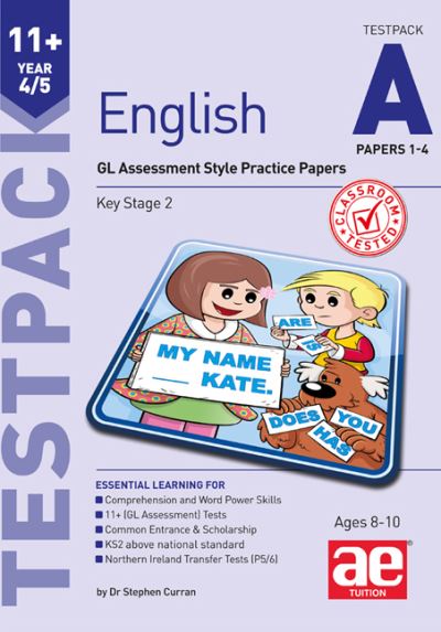 Cover for Stephen C. Curran · 11+ English Year 4/5 Testpack a Papers 1-4: GL Assessment Style Practice Papers (Paperback Book) (2017)