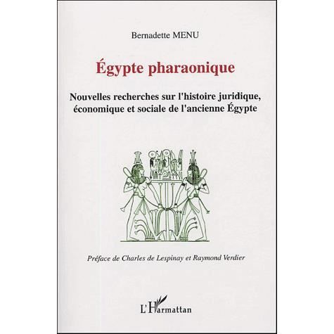 Cover for Bernadette Menu · Egypte pharaonique (Paperback Book) (2021)