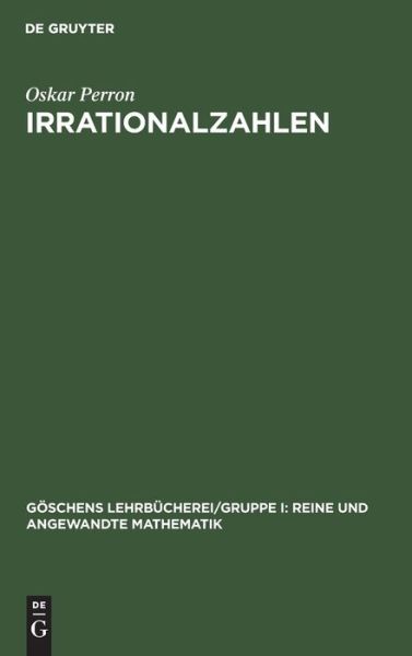 Cover for Oskar Perron · Irrationalzahlen (Book) (1947)