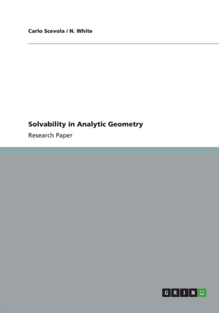 Cover for Carlo Scevola · Solvability in Analytic Geometry (Paperback Book) (2013)