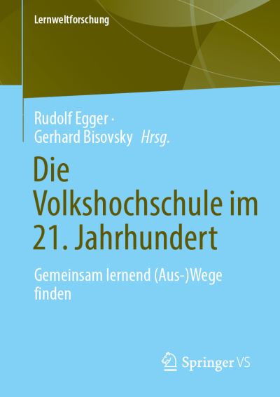 Cover for Rudolf Egger · Die Volkshochschule Im 21. Jahrhundert (Book) (2024)