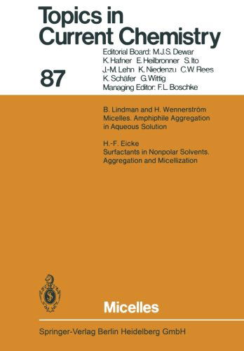 Cover for Kendall N. Houk · Micelles - Topics in Current Chemistry (Paperback Bog) [Softcover reprint of the original 1st ed. 1980 edition] (2013)