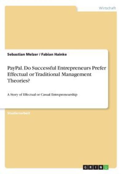 Cover for Melzer · PayPal. Do Successful Entreprene (Book)