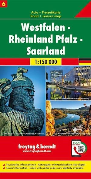 Cover for Freytag + Berndt · Westfalen - Rheinland Pfalz - Saarland (Map) (2019)
