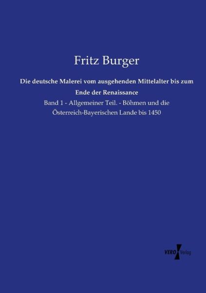 Cover for Burger · Die deutsche Malerei vom ausgehe (Book) (2019)