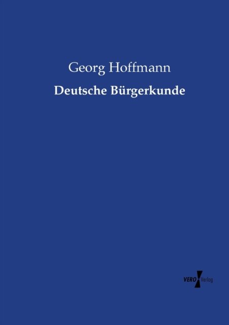 Cover for Hoffmann · Deutsche Bürgerkunde (Book) (2021)