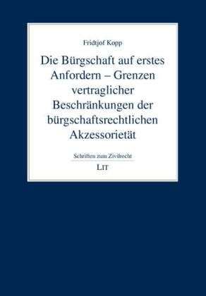 Cover for Kopp · Die Bürgschaft auf erstes Anforder (Book)