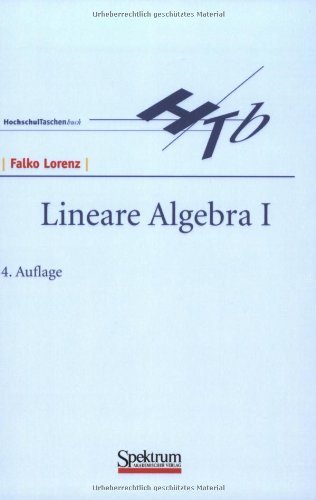 Lineare Algebra I - Falko Lorenz - Kirjat - Spektrum Akademischer Verlag - 9783827414069 - tiistai 4. maaliskuuta 2003