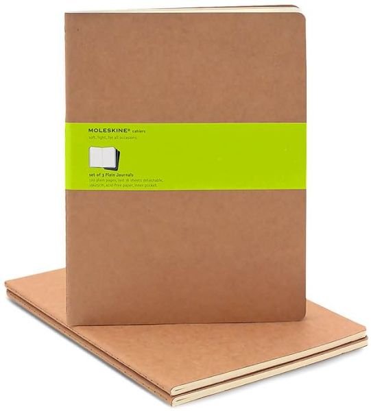 Cover for Moleskine · Moleskine Plain Cahier Xl - Kraft Cover (3 Set) - Moleskine Cahier (Book pack) (2016)