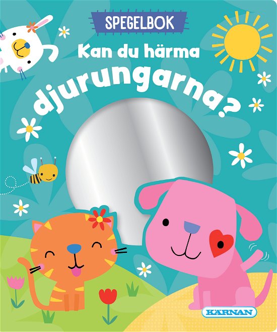 Cover for Kan du härma djurungarna? (Board book) (2024)