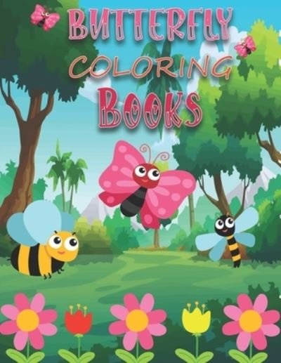 Cover for B N Publishing · Butterfly Coloring Books (Paperback Book) (2021)