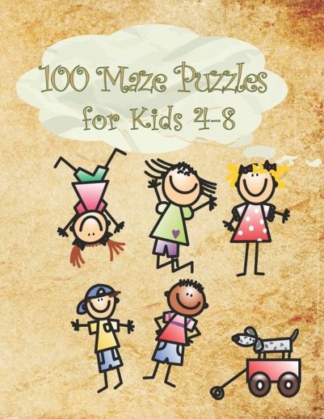 Cover for Jam Kotob · 100 Maze Puzzles for Kids 4-8 (Paperback Book) (2020)
