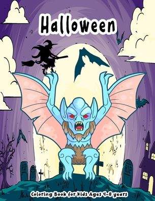 Cover for Plek Press · Halloween Coloring Book for Kids Ages 4-8 years (Paperback Book) (2020)