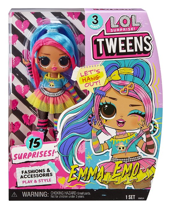 Tweens Doll S3 - Emma Emo - L.o.l. Surprise! - Produtos - MGA - 0035051584070 - 