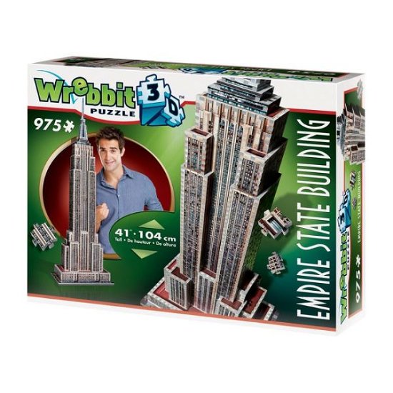 Cover for Coiled Springs · Wrebbit 3D Puzzle - Empire State Building, 104 cm (Puslespill) (2016)