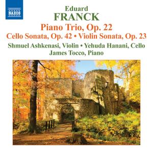 Cover for Franck / Ashkenasi / Hanani / Tocco · Piano Trio Op 22 (CD) (2012)