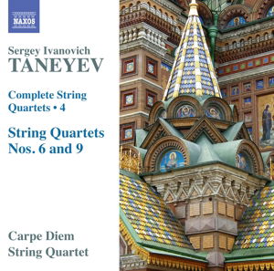 Taneyevstring Quartets 4 - Carpe Diem String Quartet - Musiikki - NAXOS - 0747313347070 - perjantai 27. marraskuuta 2015