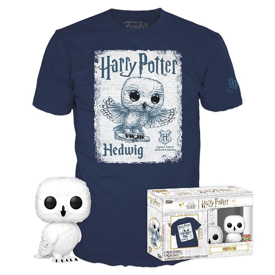 Harry Potter: Funko Pop! & Tee - Hedwig Tg S - Harry Potter: Funko Pop! & Tee - Merchandise - Funko - 0889698636070 - 22. desember 2022