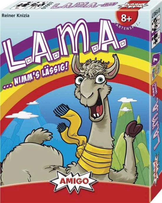 Cover for AMIGO 01907 L.A.M.A. Nimms lässig! · Lama (Leksaker) (2019)