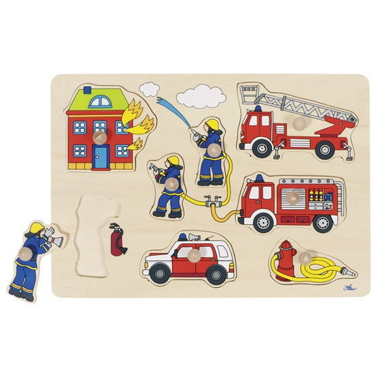 Cover for Goki · Noppenpuzzel Brandweer (Toys)