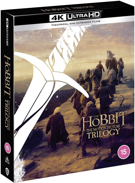 Cover for Hobbit Trilogy: Theatrical &amp; Extended Collection · The Hobbit Trilogy - Theatrical and Extended Collection (4K UHD Blu-ray) (2020)
