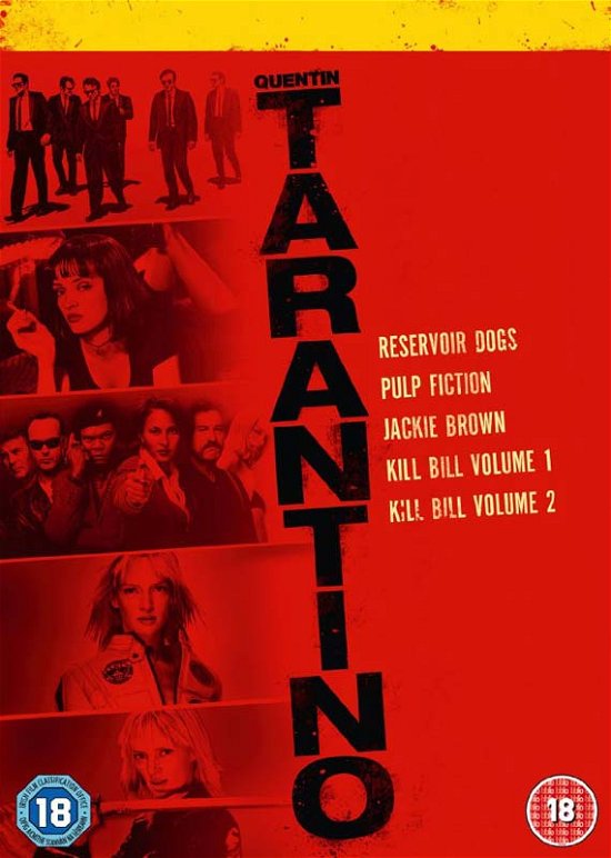 Cover for Quentin Tarantino Collection · Tarantino - Reservoir Dogs / Pulp Fiction / Jackie Brown / Kill Bill 1 and 2 (DVD) (2015)