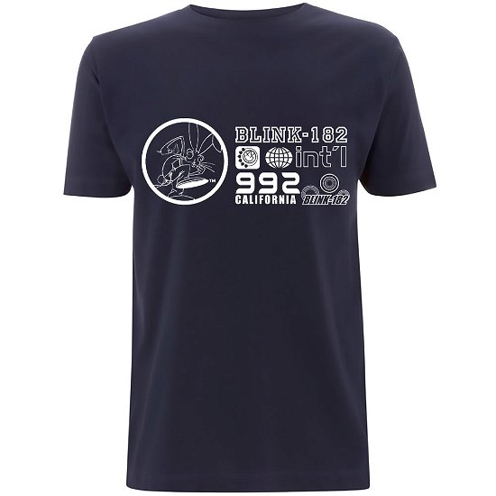 Cover for Blink-182 · Blink-182 Unisex T-Shirt: International (T-shirt) [size S] [Blue - Unisex edition] (2021)