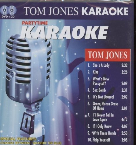 Cover for Partytime Karaoke: Tom Jones (DVD/CD) (1901)