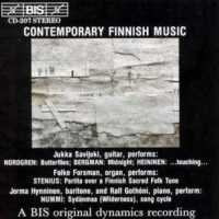 Cover for Savijoki / Forsman / Hynninen / Gothoni · Contemporary Finnish Music (CD) (1995)