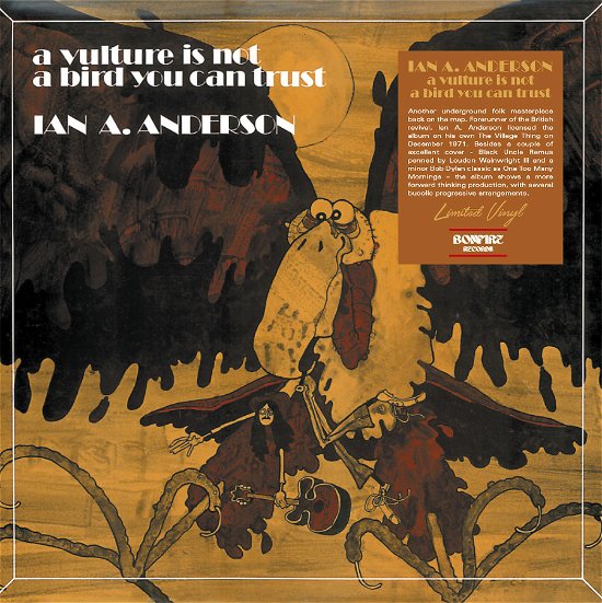 A Vulture Is Not A Bird You Can Trust - Ian A. Anderson - Música - BONFIRE RECORDS - 7427251607070 - 14 de abril de 2023