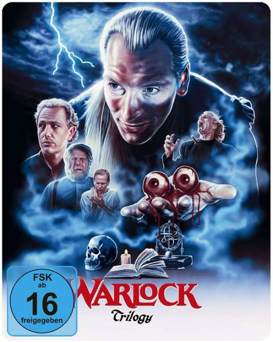 Cover for Warlock · Warlock Trilogy (3 Blu-rays) (steelbook) (Blu-ray) (2019)