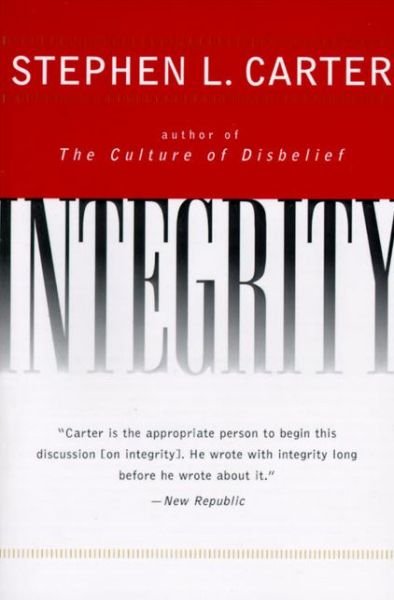 Cover for Stephen L. Carter · Integrity (Paperback Bog) [English Language edition] (1996)