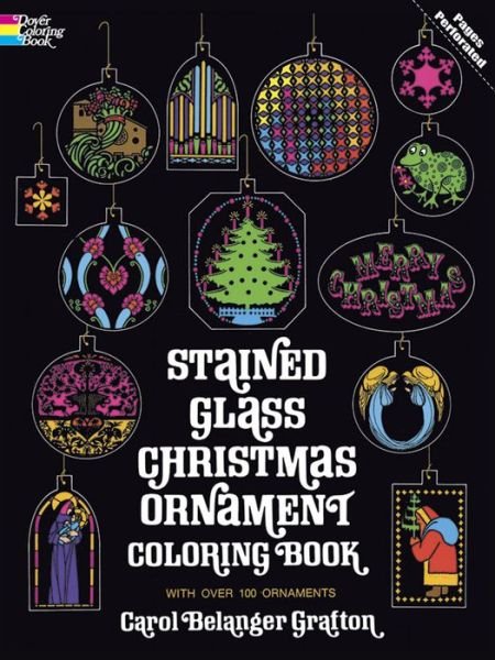 Cover for Anuradha M Annaswamy · Stained Glass Christmas Ornament Coloring Book - Holiday Stained Glass Coloring Book (MERCH) (2003)