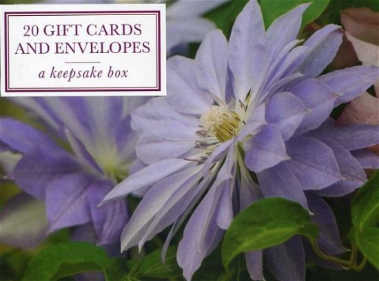 Cover for Peony Press · Tin Box of 20 Gift Cards and Envelopes: Clematis (Flashcards) (2012)