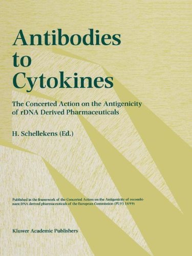 Cover for Huub Schellekens · Antibodies in Cytokines: The concerted action on the antigenicity of rDNA derived pharmaceuticals (Gebundenes Buch) (1997)