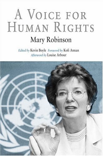 Cover for Mary Robinson · A Voice for Human Rights - Pennsylvania Studies in Human Rights (Paperback Book) (2007)