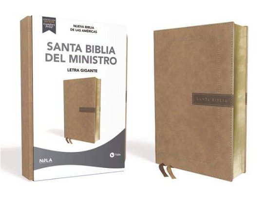 Cover for Zondervan · Nbla, Santa Biblia del Ministro, Leathersoft, Beige / Spanish Nbla Minister's Holy Bible, Leathersoft, Tan (Læderbog) (2020)