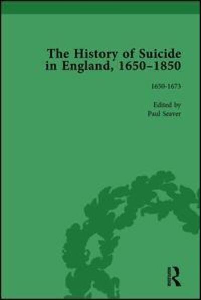 Cover for Mark Robson · The History of Suicide in England, 1650–1850, Part I Vol 1 (Hardcover Book) (2012)