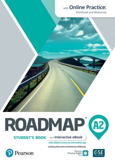 Cover for Pearson Education · Roadmap A2 Student's Book &amp; Interactive eBook with Online Practice, Digital Resources &amp; App (Book) (2021)