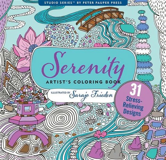 Cover for Peter Pauper Press Inc · Serenity Adult Coloring Book (Paperback Book) (2020)