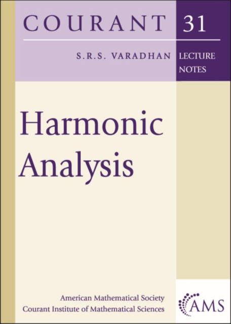 Cover for S.R.S. Varadhan · Harmonic Analysis - Courant Lecture Notes (Paperback Book) (2022)