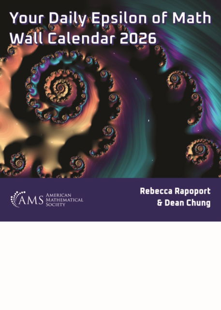 Cover for Rebecca Rapoport · Your Daily Epsilon of Math Wall Calendar 2026 - Miscellaneous Books (Paperback Bog) (2025)