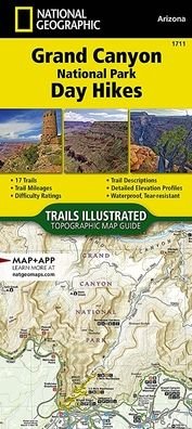 Cover for National Geographic Maps · Grand Canyon National Park Day Hikes Map - National Geographic Topographic Map Guide (Landkarten) [2023rd edition] (2023)