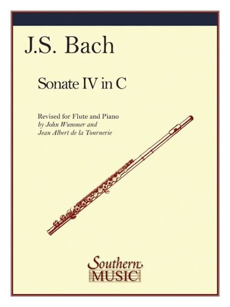 Cover for Johann Sebastian Bach · Sonata No. 4 in C (Buch) (1963)