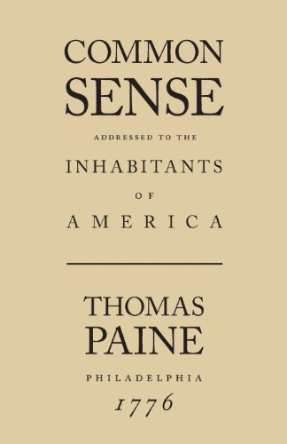 Cover for Thomas Paine · Common Sense (Paperback Book) (2013)