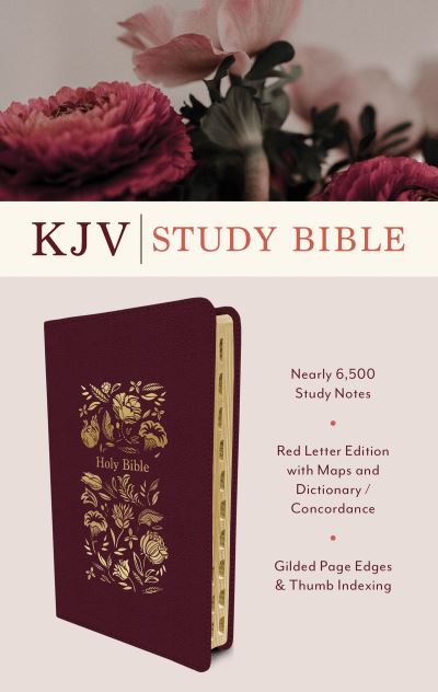 Cover for Christopher D. Hudson · KJV Study Bible, Indexed (Crimson Bouquet) (Book) (2023)