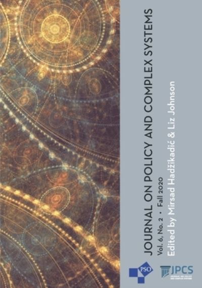 Cover for Mirsad Hadzikadic · Journal on Policy and Complex Systems (Paperback Book) (2021)