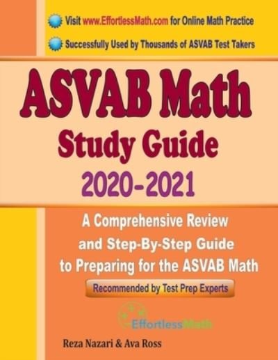 Cover for Ava Ross · ASVAB Math Study Guide 2020 - 2021 (Paperback Book) (2020)