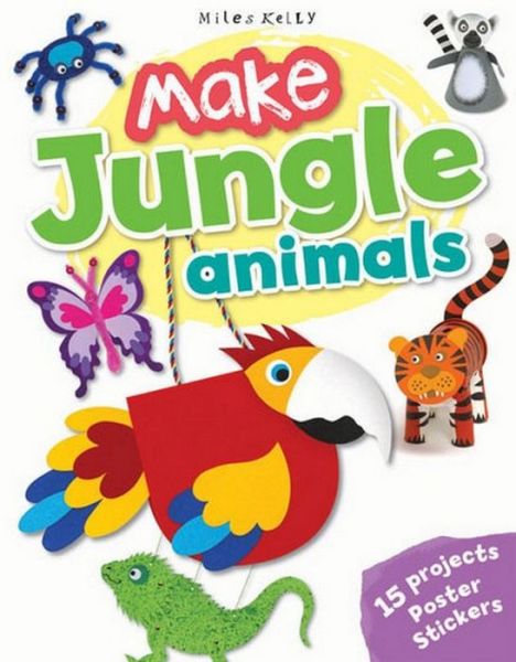 Cover for Make Jungle Animals (Book)