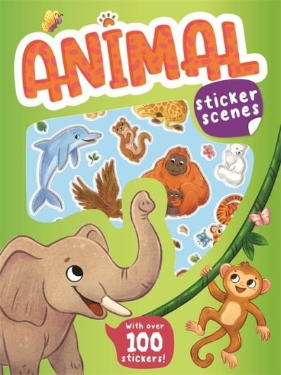 Cover for Igloo Books · Animal Sticker Scenes - Sticker and Activity Book (Paperback Book) (2024)